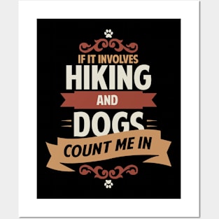 Hiking Dog Posters and Art